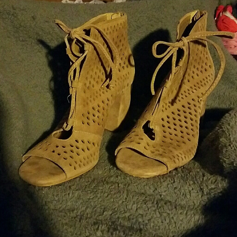 Arturo Chiang Tan suede Booties